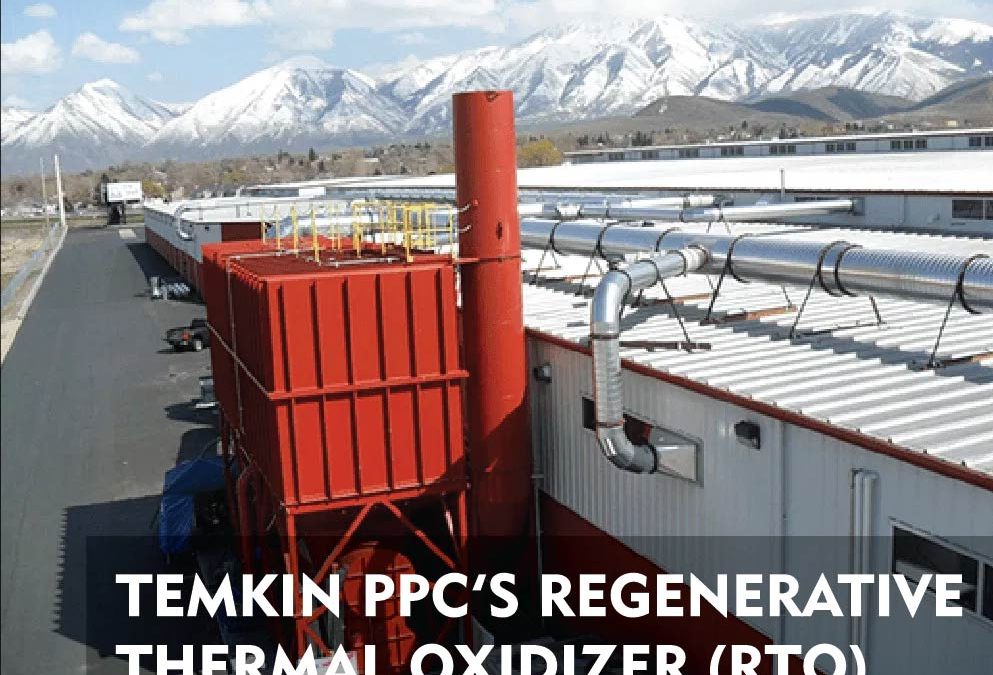 Temkin PPC’s Regenerative Thermal Oxidizer (RTO)