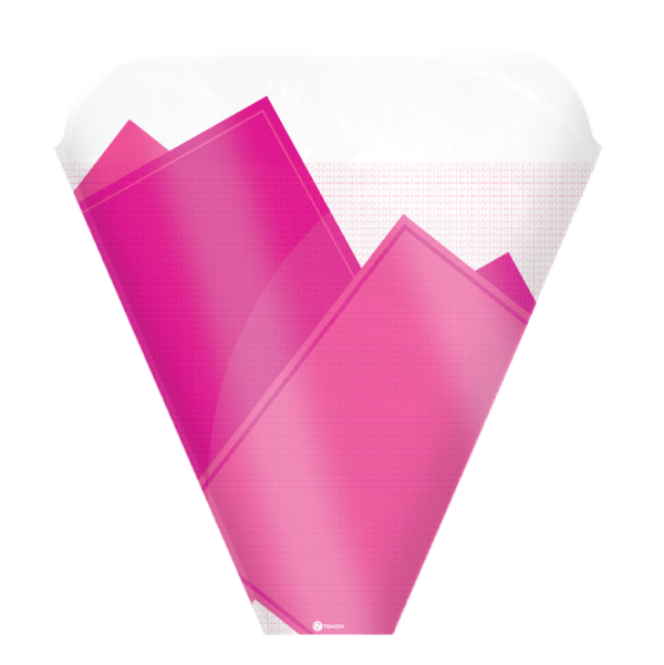 Ribbed Square Pink Sleeve