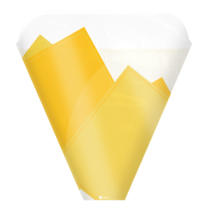 Ribbed Square Yellow Sleeve
