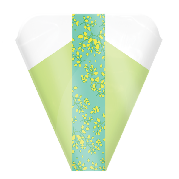 Spring Fling Green Teal Sleeve