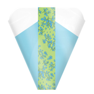 Spring Fling Light Blue Green Sleeve