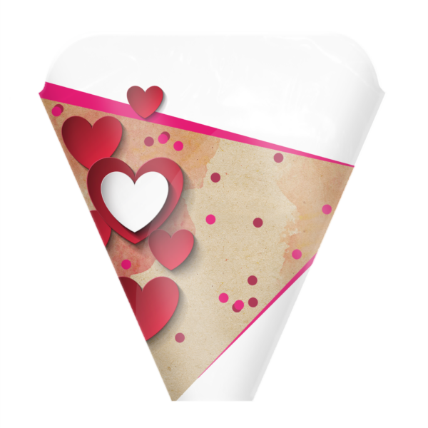 Confetti Hearts Sleeve