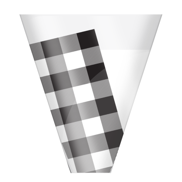 Buffalo Plaid White Sleeve