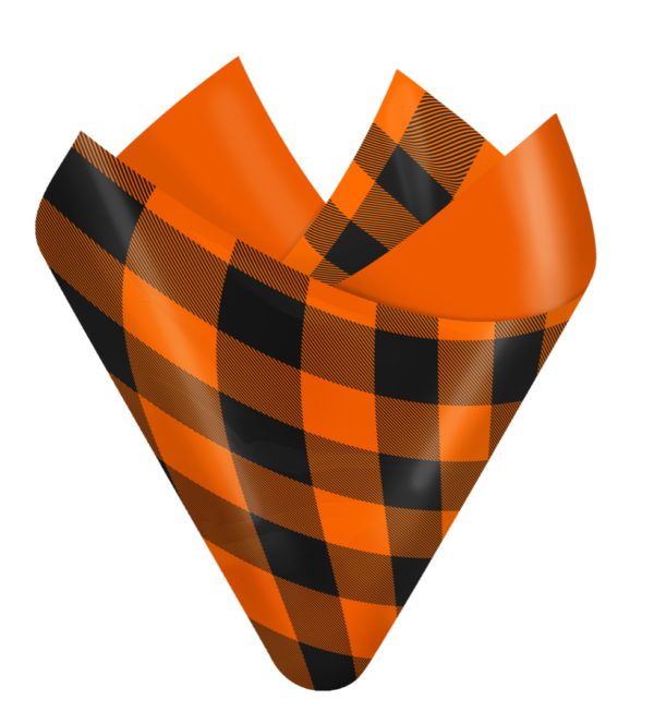Buffalo Plaid Orange Sheet