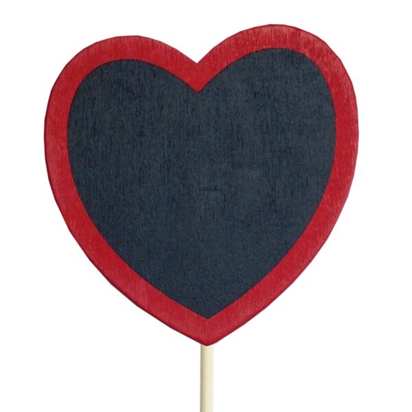 Chalkboard Red Heart Pick