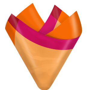 Color Splash Orange Flip Sheet