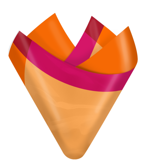 Color Splash Orange Flip Sheet