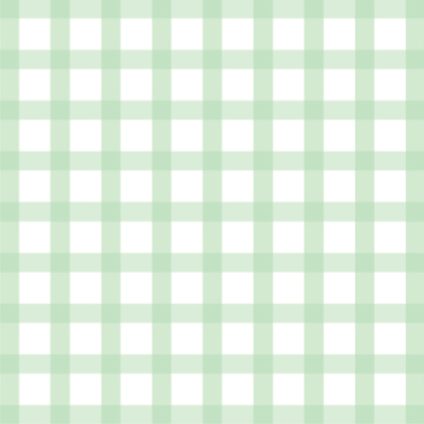 Country Gingham Green
