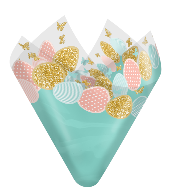 Egg Hunt Teal Flip Sheet