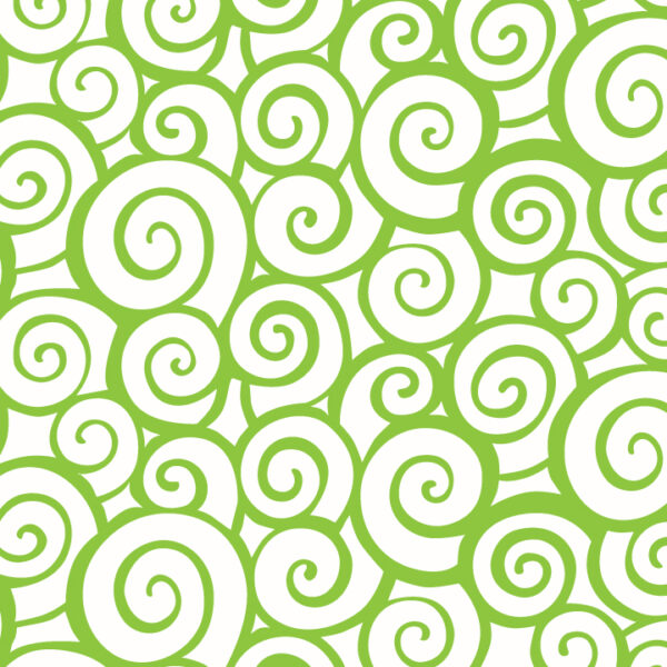 Euro Swirl Lime Green