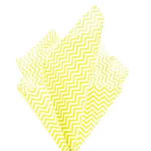 Home Decor Chevron White On Yellow Texture Insert