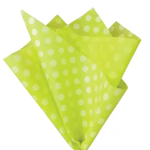 Home Decor Large Dots White/Yellow Flip Sheet