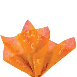 Estelle Glitter Gold On Orange Texture Insert