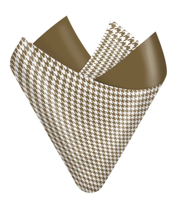 Houndstooth Gold Flip Sheet