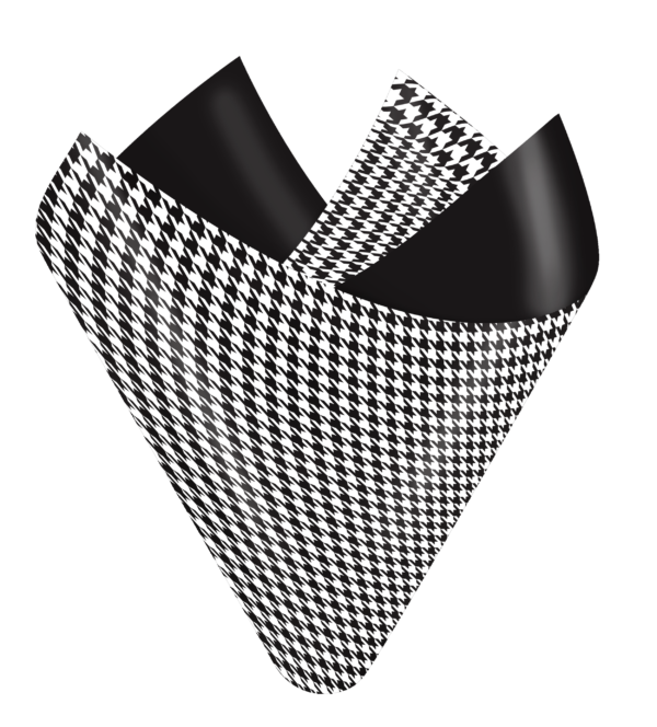 Houndstooth Black Flip Sheet