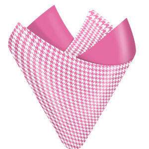 Houndstooth Pink Flip Sheet