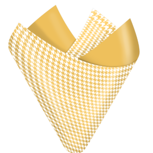 Houndstooth Yellow Flip Sheet