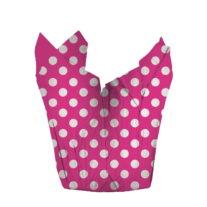 Large Dots Pink Pot Cover