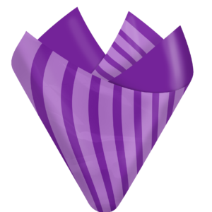 Parlor Stripes Purple Flip Sheet