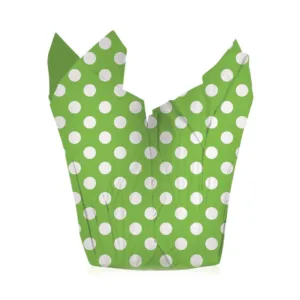 Large Dots Green Pot Cover