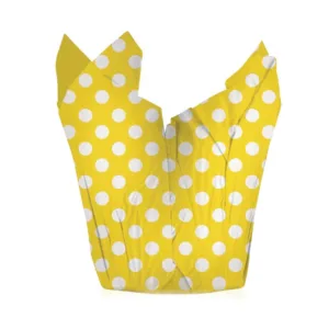 Large Dots Yellow Pot Cover