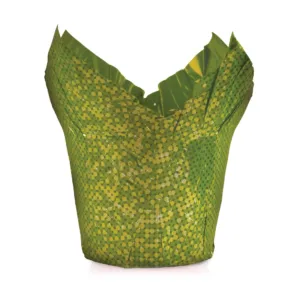 Glisten Green Metallic Pot Cover
