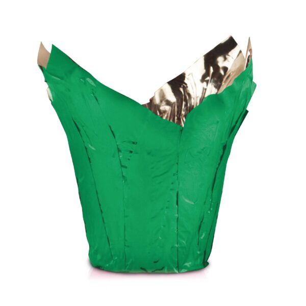 Green Metallic Pot Cover