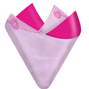 Seersucker Pink Flip Sheet