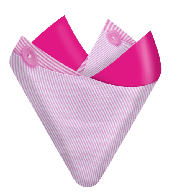 Seersucker Pink Flip Sheet
