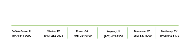 Buffalo Grove, Il Mission Ks Rome, GA, Payson, UT Pewaukee, WI McKinney,Tx