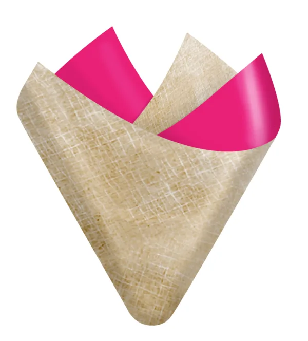 Jute Hot Pink Flip Sheet