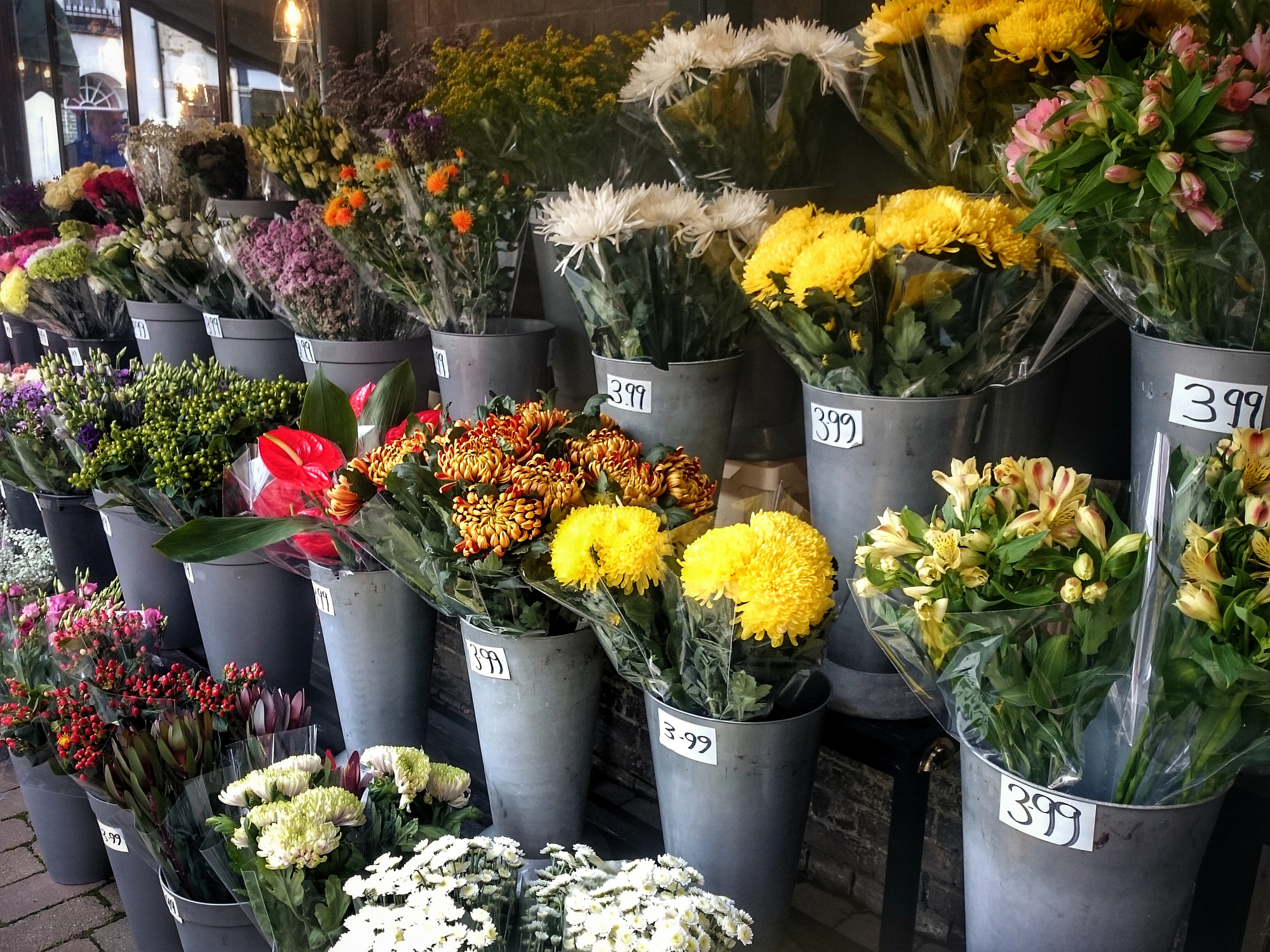 Flower market floral picks